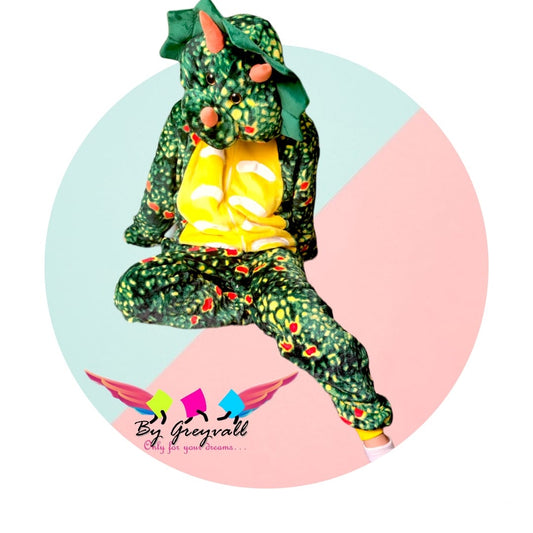Pijama Kigurumi De Dinosaurio Triceratop